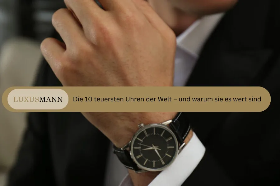 Die 10 teuersten Uhren der Welt – und warum sie es wert sind.