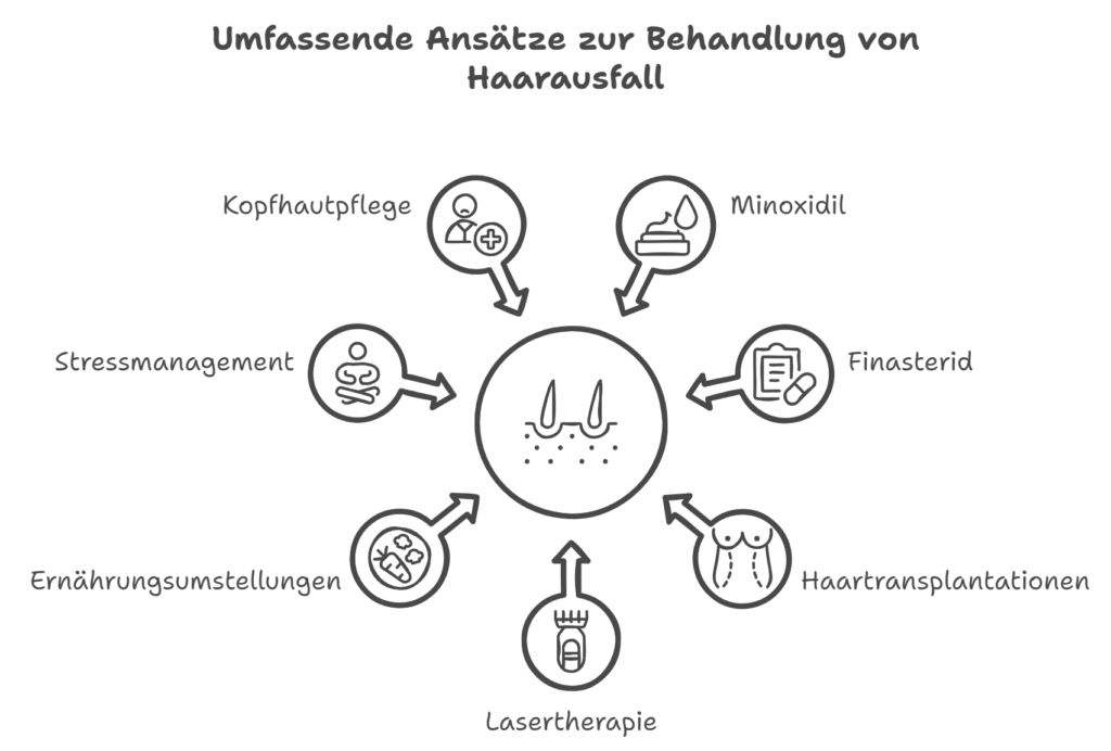 Behandlungsoptionen bei Haarausfall