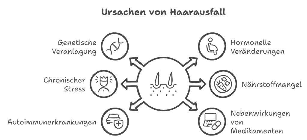 Ursachen von Haarausfall