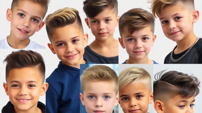 Jungs Frisuren 2024